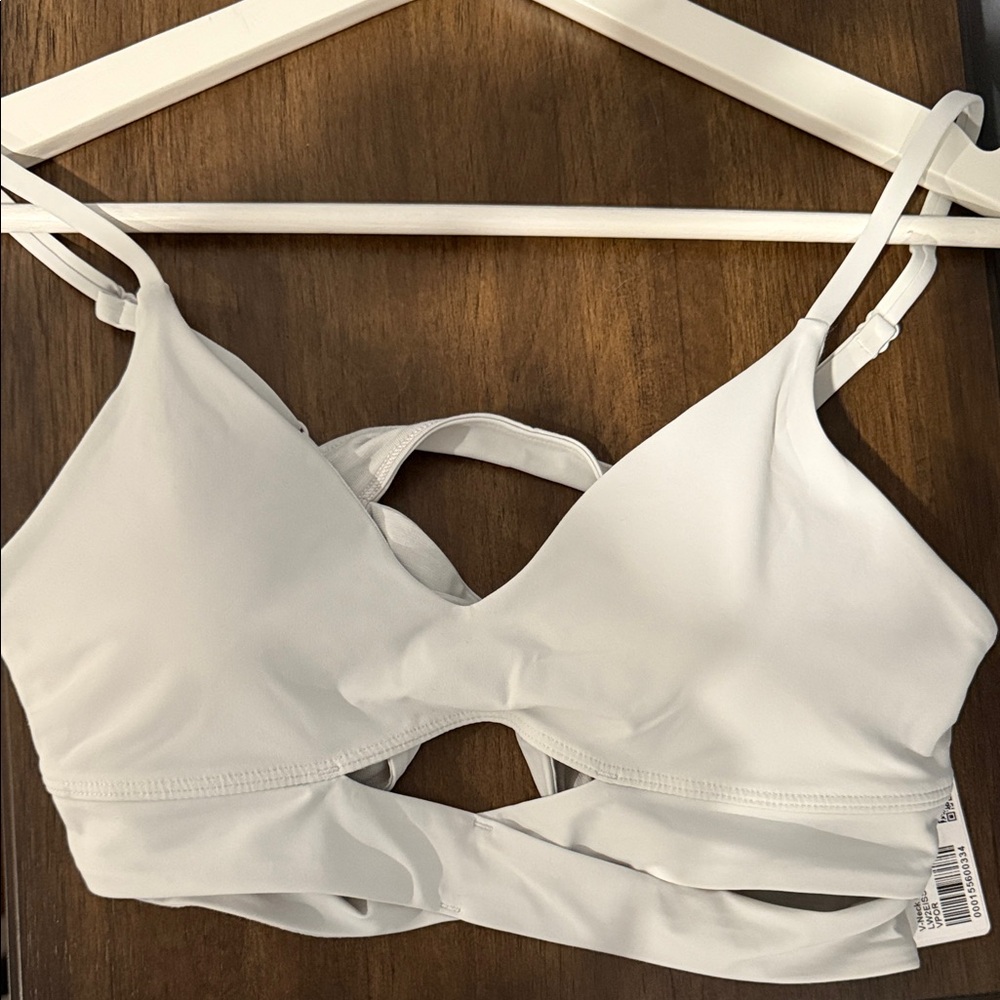 Lululemon_ Women's White Strappy Bralette